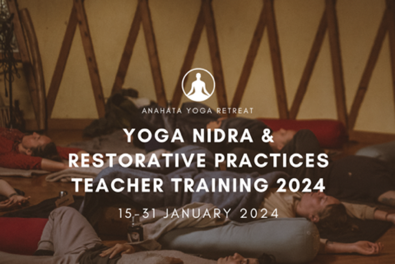 Yoga Nidra & Restorative Practices Teacher Training 2024. A professional development teacher training course for yoga teachers, health and education professionals.